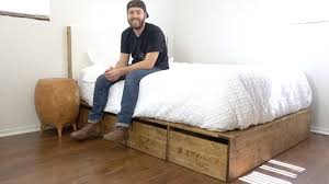 Check out our bed frame blueprints selection for the very best in unique or custom, handmade pieces support independent sellers. Diy Modern Platform Bed With Storage Modern Builds Ep 56 How To