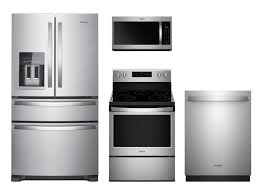 Whirlpool Stainless Steel 4 Pc Kitchen Suite Kitchen Appliances Kitchen Appliance Packages Appliances