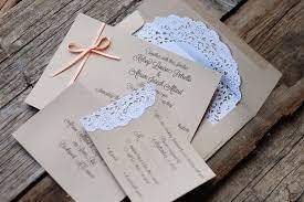 Ribbon And Lace Wedding Invitations Custom Handmade Etsy Chic Wedding Invitations Shabby Chic Wedding Invitations Lace Wedding Invitations