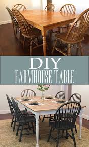 Diy Farmhouse Table Relooking De Table De Cuisine Relooking De Mobilier Relooking Meuble