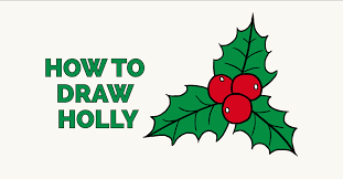 Maybe you would like to learn more about one of these? How To Draw Holly For Christmas Really Easy Drawing Tutorial