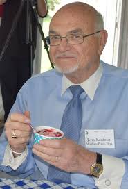 THE COMMISH” RETIRES Jerry Kaufman, the city's affable Community Policing  Coordinator, retired Thursday. We're gonna miss him. He was hired by the  department in 1995. Jerry was not a cop, but he