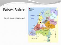 Localizado no noroeste de europa, limita ó norte e ó oeste co mar do norte. Paises Baixos