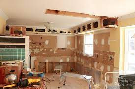 Learn ways to use, fix, or hide those when installing taller cabinets or adding embellishments to open soffits do not work, consider building a closed bulkhead. How To Remove A Soffit Kitchen Renovation Update Pretty Handy Girl