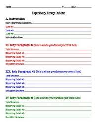 Expository Essay Outline 5 Paragraph Essay Expository Essay Expository Essay Outline Essay Outline