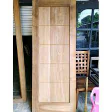 Dimana anda pun bisa menggunakan bahan untuk daun pintu apa saja, karena yang paling penting bahan pintu minimalis ini bagus. Daun Pintu Minimalis Jati Perhutani Shopee Indonesia