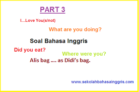Maybe you would like to learn more about one of these? 1000 Contoh Soal Bahasa Inggris Grammar Preposition Tenses