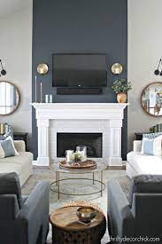 Give your accent walls patterns to create dramatic. Tall Fireplace Wall Transformation With Paint Fireplace Accent Walls Accent Walls In Living Room Tall Fireplace
