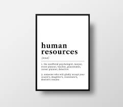 Human Resources Funny Dictionary Definition Printable Recruiter Funny Gift Job Definition Poster Print Human Resources Quotes Human Resources Humor Hr Humor