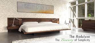 For your consideration a mid century modern platform bed king size in walnut wood with floating nightstands.designed by pablo romo for ambianic. The Floating Platform Bed Great Looks Amazing Design Haiku Designs