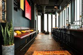 Malmo Live Eatery Social Taqueria And Kitchen Table By Tengbom Malmo Sweden Retail D Bar Design Restaurant Restaurant Interior Interior Design Concepts