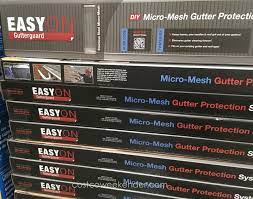 Micro mesh guards can filter debris larger than 100 microns, half the size of a grain of sand. Easyon Gutter Guard Stainless Steel Micro Mesh Gutter Protection System Costco Weekender