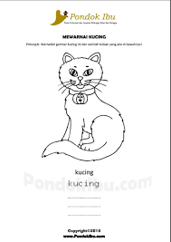 Teknik download gambar gambar mewarna kucing. Mewarnai Gambar Kucing Lucu