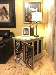 Dog Crate Table Canada Crates Wood End Building Plans Dogcratefurniture Hund Kisten Mobel Diy Hundebox Hundehaus Ideen
