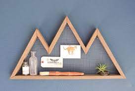 Mountain Wall Art Shelf Mountain Home Decor Wall Hanging Wall Shelf Reclaimed Wood Statement P Handmade Home Decor European Home Decor Hanging Wall Decor