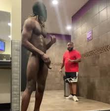 Getting head in gym showers after being caught wanking - ThisVid.com