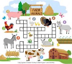 Farm Animals Crossword In 2020 Farm Animals Crossword Puzzle Crossword Puzzles