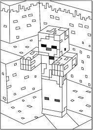 Zombie coloring pages online free printable zombies coloring. Minecraft Zombie Coloring Pages For Kids Drawing With Crayons