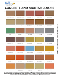 37 High Quality Ready Mix Concrete Color Chart