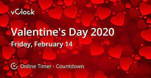 Couples would then be paired off until the following year. When Is Valentine S Day 2020 Countdown Timer Online Vclock
