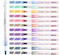 12-Color Magic Friction Highlighters Color Changing Markers for Kids
