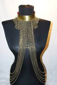 Gold Body Chain Body Chain Necklace Body Jewelry Body Etsy Gold Body Chain Body Necklace Chain Body Chain
