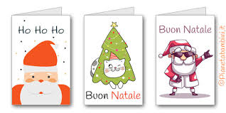 30 Biglietti Di Auguri Di Natale Da Stampare Gratis Pianetabambini It