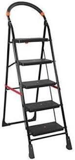 Maybe you would like to learn more about one of these? Godwill Furniture Black Heavy Duty Wide 5 Steps Iron Folding Ladder With Platform Hand Rail Steel Ladder Price In India Buy Godwill Furniture Black Heavy Duty Wide 5