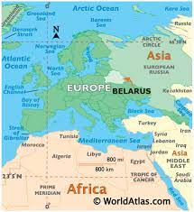 Political map of belarus (1997) Belarus Maps Facts World Atlas