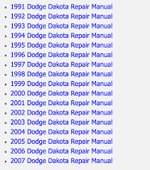 Download Dodge Dakota Repair Manual