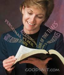 Woman Studies the Bible