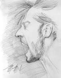 Scream 2014 Pencil Drawing By James Simon In 2021 Mustache Drawing Screaming Drawing Creepy Smile