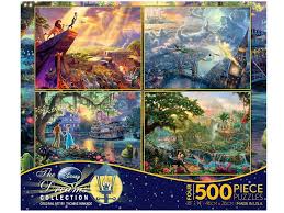 Disney mickey mouse and friends christmas deluxe. Thomas Kinkade Disney Dreams 4 X 500 Piece Multi Pack Puzzle Palace Australia