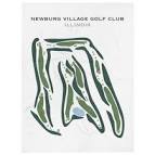 Buy the best printed golf course Newburg Village Golf Club ...
