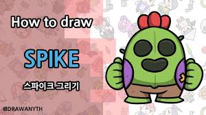 How to draw spike from brawl stars. How To Draw Spike Brawl Stars Youtube