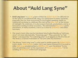Auld lang syne (scots pronunciation: Everything You Need To Know About The Nye Song Auld Lang Syne Including The Words First Time Mom And Dad