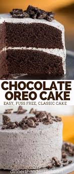 Hey guys, here is my recipe for making the simple and perfect, homemade, oreo cake! Oreo Cake Dinner Then Dessert