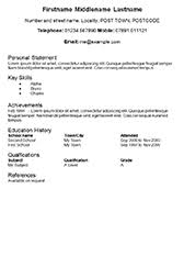 Cv Creator Create Your Own Cv