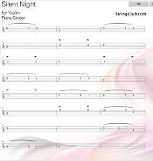 Learn Silent Night Violin How To Play Tutorial With Notes Stringclub