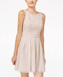 Speechless Juniors Glitter Lace Party Dress A Macy S Exclusive Juniors Dresses Macy S Confirmation Dresses Lace Party Dresses Pretty Party Dresses