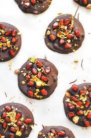 Healthy Dark Chocolate Treats This Healthy Table Recipe Dark Chocolate Treat Chocolate Treats Healthy Dark Chocolate