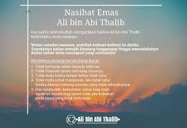 Di antara sikap tersebut adalah, rasa tanggung jawab atau amanah yang nantinya akan sangat berguna saat dia menjadi pemimpin. ðŠðšð­ðš ð¤ðšð­ðš ð€ð¥ð¢ Bð¢ð§ Að›ð¢ Tð¡ðšð¥ð¢ð› Photos Facebook