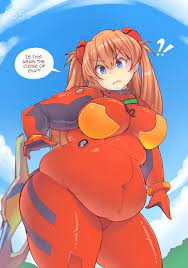 pixiveo on X: Plus Size Asuka Langley... Not as cursed as she thinks.  t.coNTfc751I8w  X