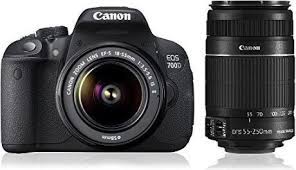 Pricespy compares deals and offers from online and local shops. Canon Eos 700d Dslr Camera Ef S 18 55mm Is Ii Ef S 55 250mm Is Ii Best Price In India 2021 Specs Review Smartprix