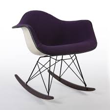 for sale purple herman miller eames upholstered white rar arm shell chair shell chair chair herman miller eames