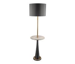 Vintage lamp moroccan table brass l. I Conic Vintage Floor Lamp With Table Architonic