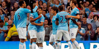 Manchester city 6, arsenal 3 fernandinho was the hero for manchester city, as his two goals helped to close the gap on premier league leaders arsenal to . Man City 6 3 Arsenal Citizens Crush Gunners To Close Gap At Top