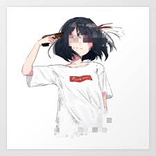 The anime consists of two seasons: Sad Anime Aesthetic Fuck Off Art Print By Andrey22007 Society6
