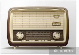 Semifinale eller exit i gruppespillet? Gammel Radio Plakat Pixers Vi Lever For Forandringer