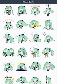 Hatsune Miku Line Stickers 2